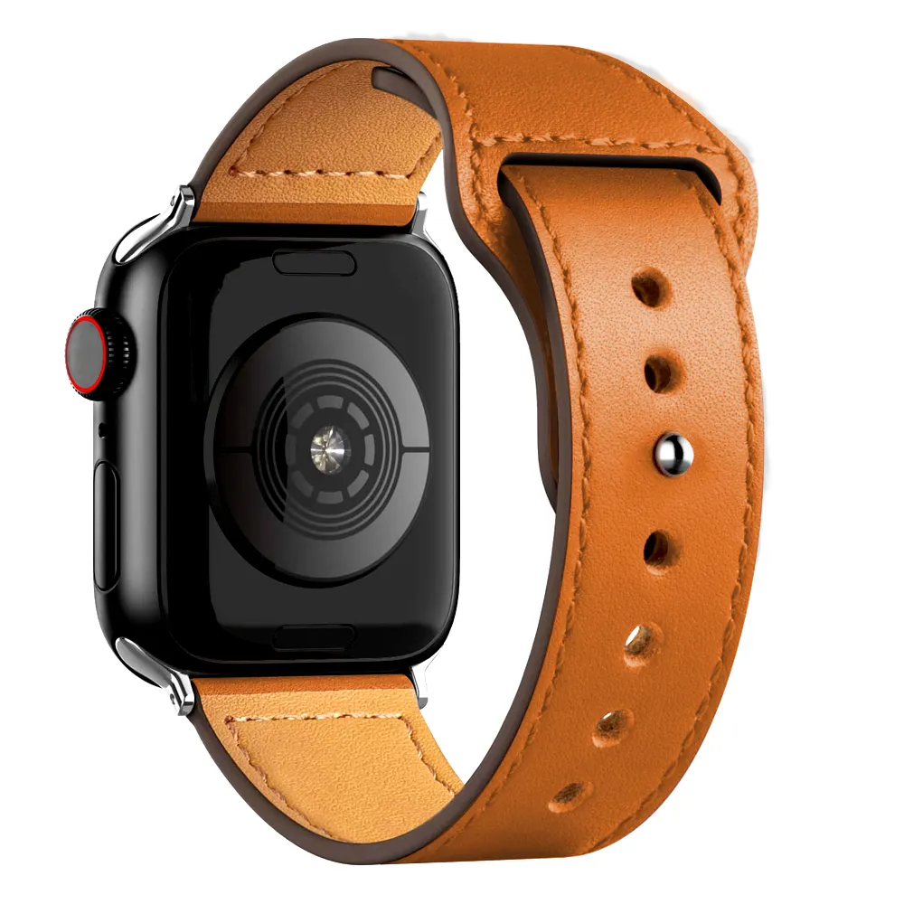 Leather band For Apple watch Ultra 49mm 44mm 40mm 38mm/42mm wrist bracelet 45/44 mm strap iWatch series 8 7 3 4 5 6 se 41mm/45mm