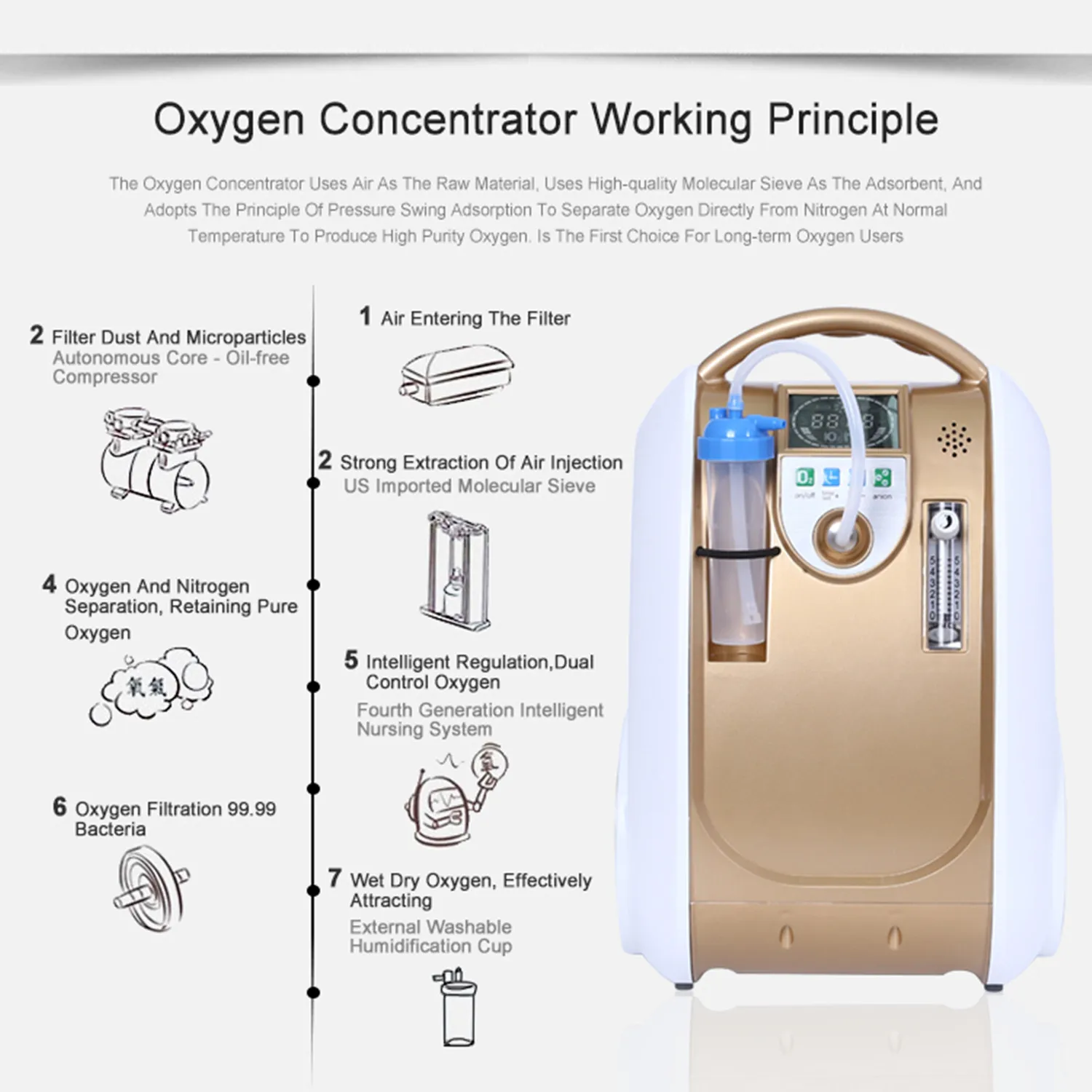 Portable Oxygenator Spa Use Oxygen Jet Facial Machine For Removing Wrinkles Slow Down Aging