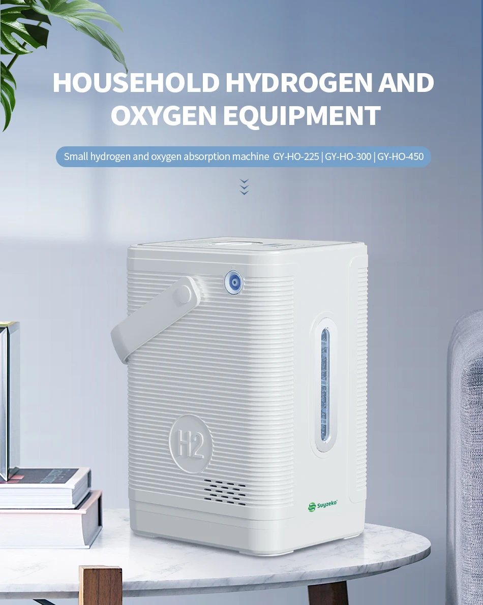 Hydrogen Inhalation Machine 300ML 450ML Oxygen And Hydrogen Generator 99.99% Hydrogen Water Generator Ionizer Home Care