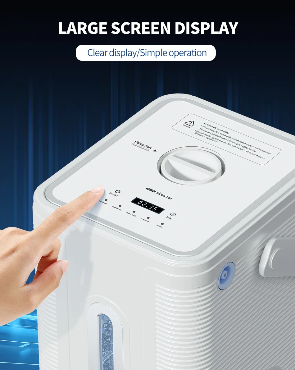 Hydrogen Inhalation Machine 300ml Hydrogen Water Generator H2 Inhaler Therapy Hydrogen Gas Generator Water Purifier Ionizer 2024
