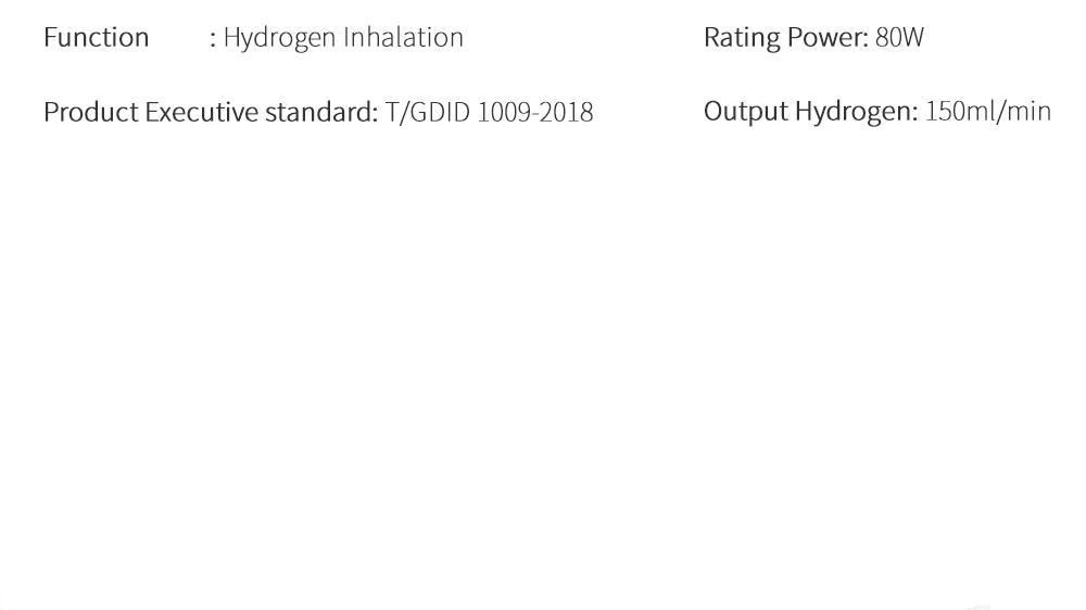 BlueVida 150ml Large Flow Hydrogen Inhalation Machine 99.9% Pure H2 Inhale Generator Low Noise Both Breath& Drink-Hydrogen Stick