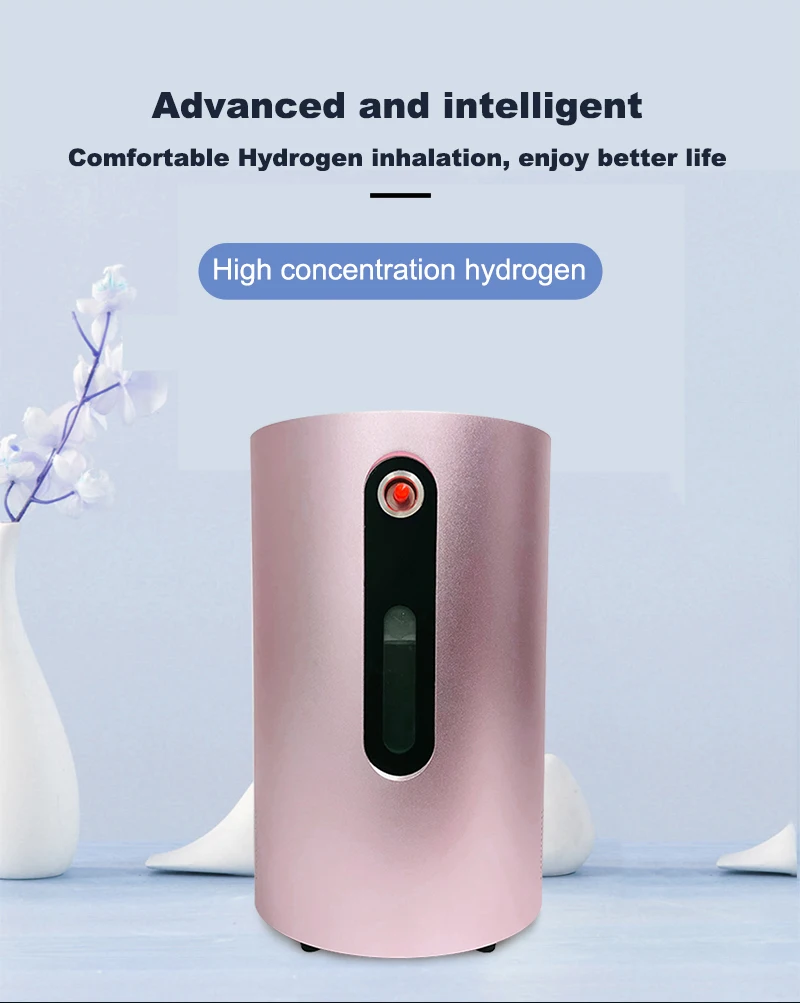 Hydrogen Inhalation Machine Hydrogen Water Bottle Generator 200ml/min Hydrogen Generator For Home SPE/PEM