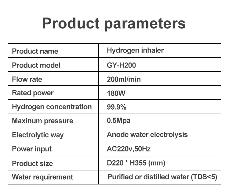 SSCH New Healthy Product 200ml 300ml 600ml 900ml 1500mlBrown Gas Generator H2 Inhaler Spe Pem Hydrogen Inhalation Machine