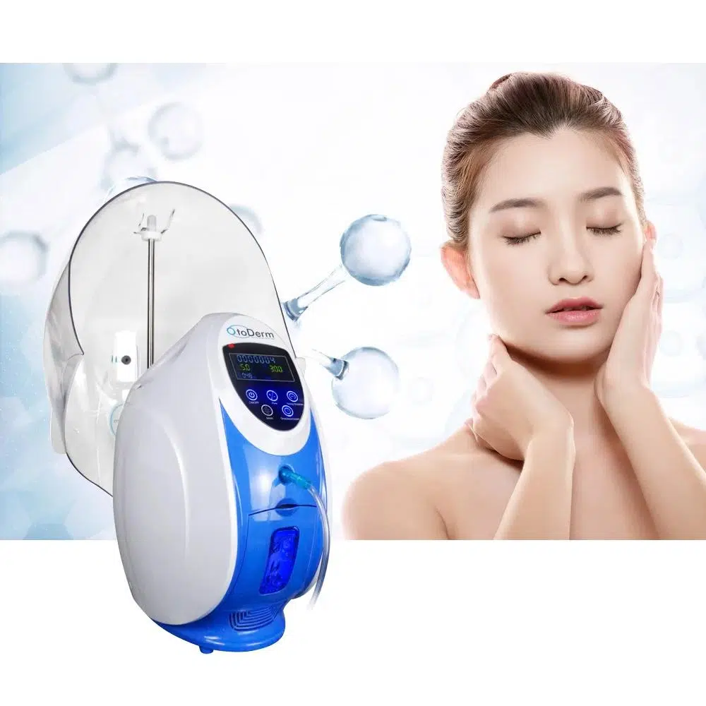 Oxygen Facial Machine O2toderm Oxygen Therapy Facial Treatment Machine Portable Anti-Aging Rejuvenation Equipment 