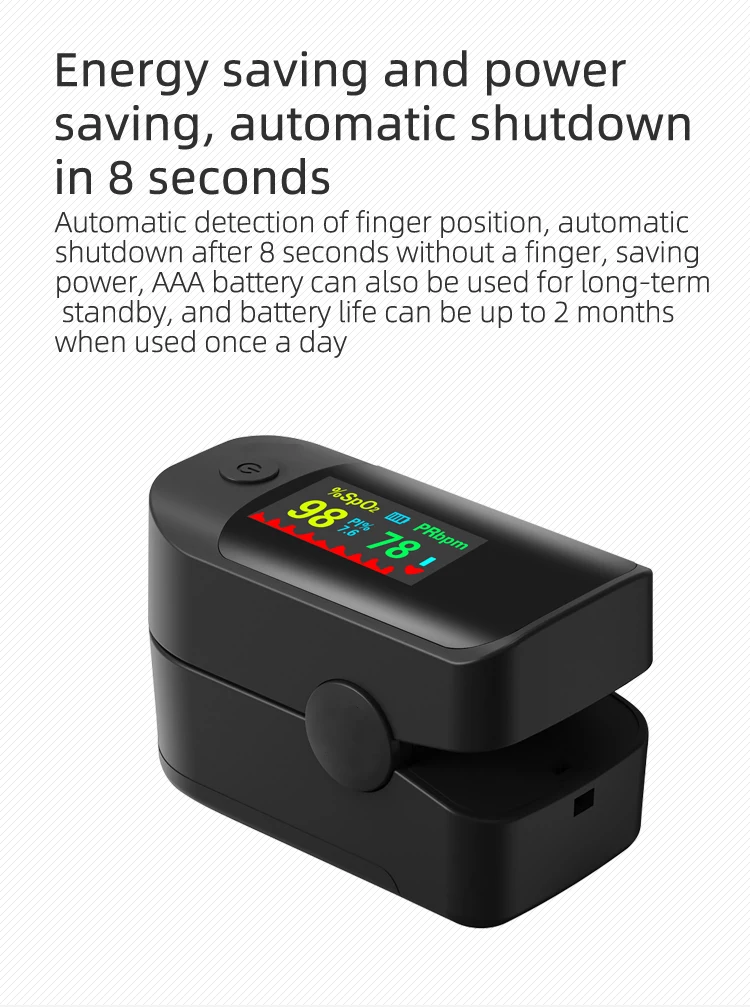 Bluetooth Fingertip Pulse Oximeter HRV SpO2 Blood Oxygen Meter Heart Rate Saturation Monitor Smart Medical Finger Oximetro