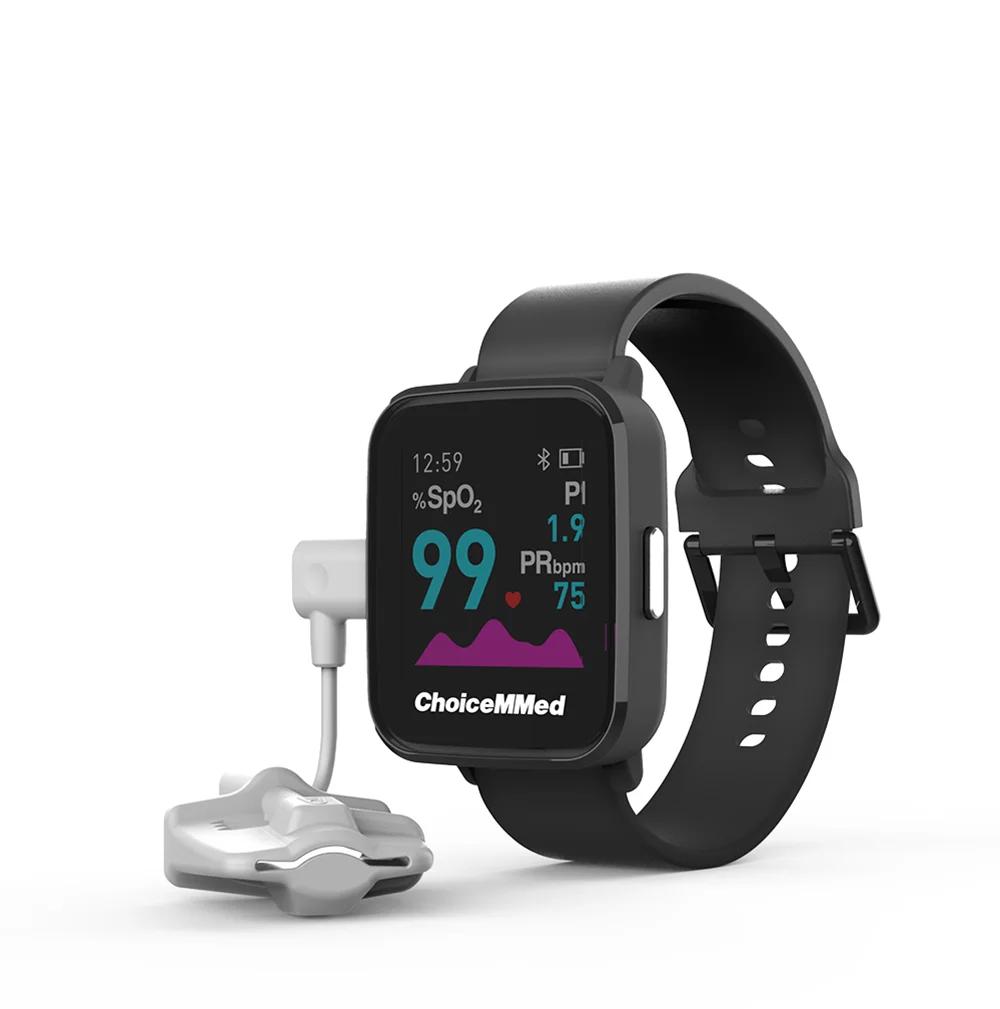 Wrist Pulse Oximeter SpO2 PR PI Heart Rate Meter Blood Oxygen Monitor With Bluetooth 24 hours Health Monitor