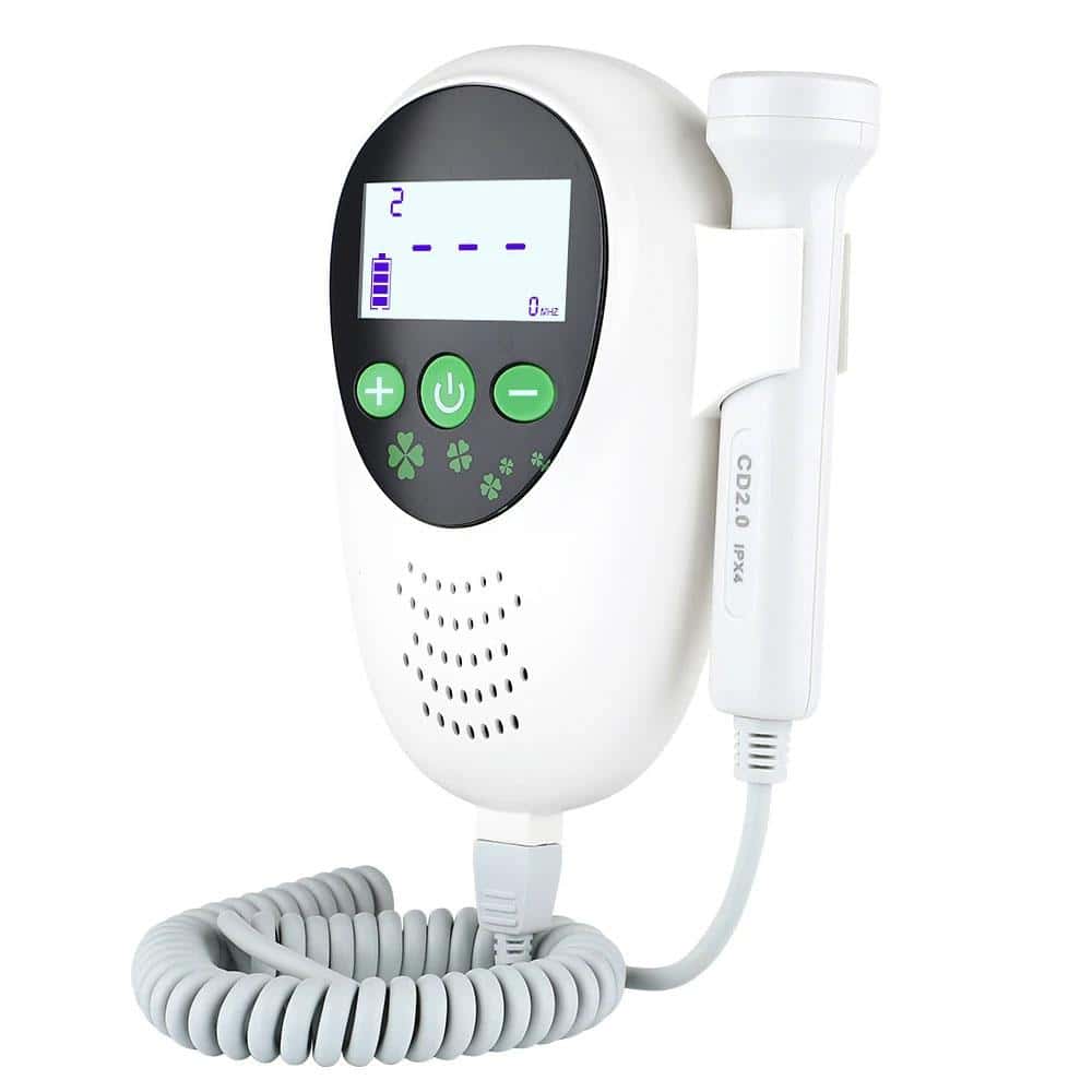 Fetal Doppler LCD Screen 510K Baby Heart Rate Monitor for Pregnant Women