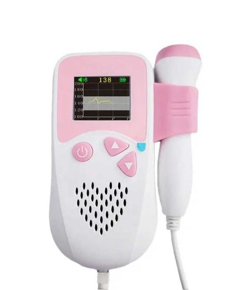 Ultrasonic Pocket Doppler Pregnant Woman Use Prenatal Portable Baby Heart Rate Detector