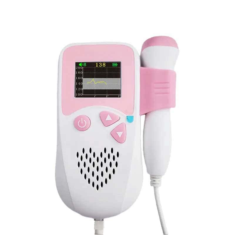 Ultrasonic Pocket Doppler Pregnant Woman Use Prenatal Portable Baby Heart Rate Detector